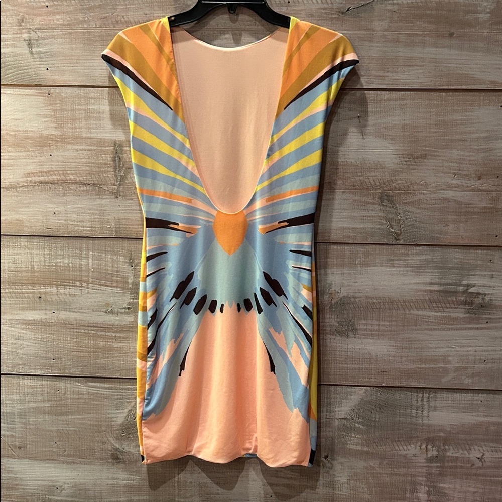 NWT AFRM Mabel Cap Sleeve Open Back Mini dress - Picture 7 of 10